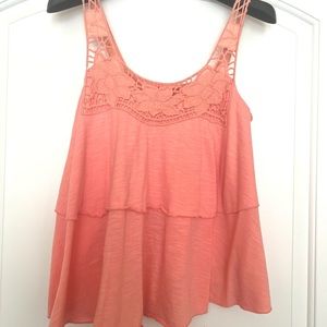 Pink summer tank top.